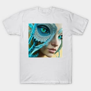 Imaginary Portrait Owl Goddess T-Shirt